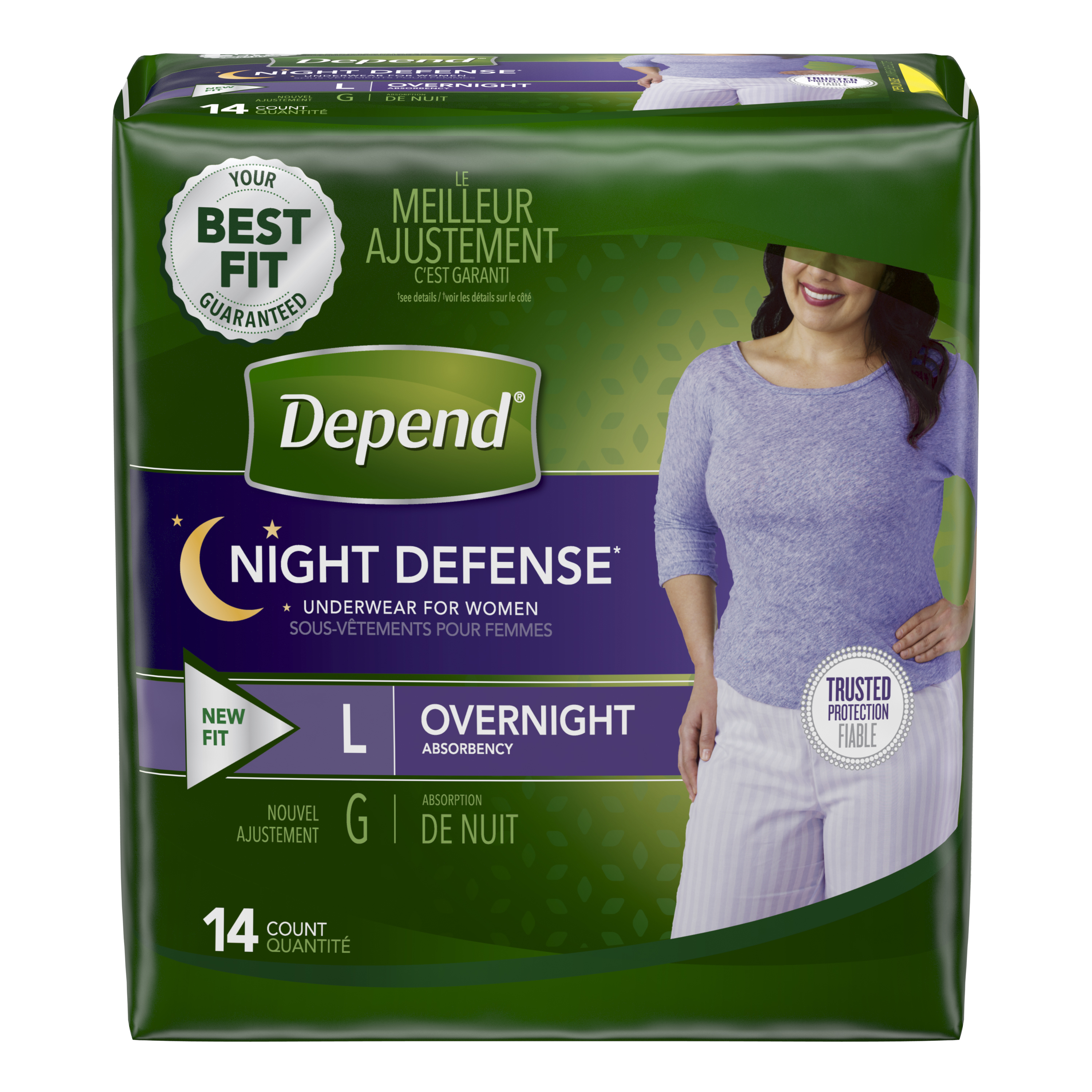 Купить Depend Для Женщин L Xl