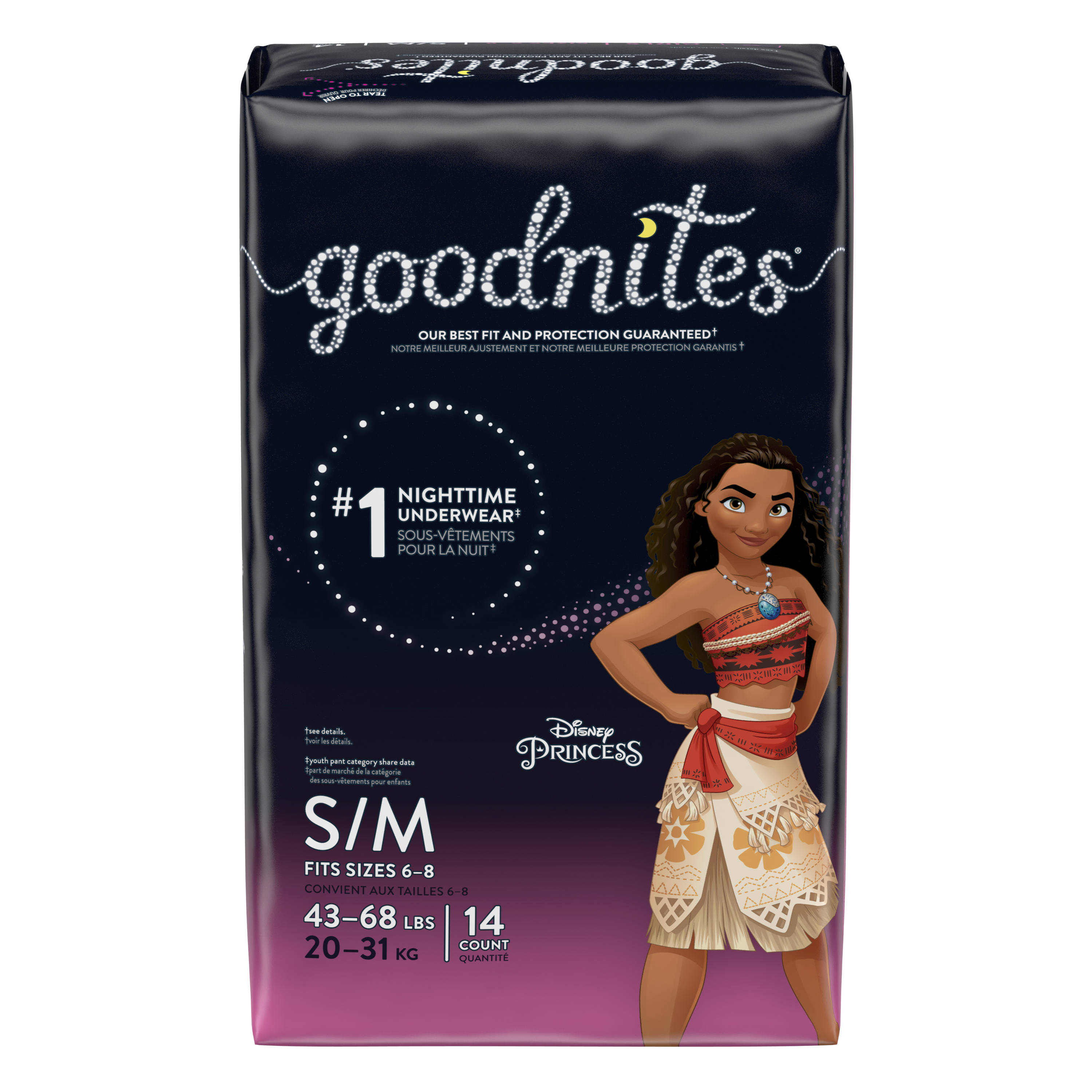 Goodnites Nighttime Underwear For Girls Sizes XS S M L XL